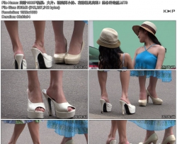 高清1080P视频：大片：漂亮两小妹、花裙裸足高跟！摆各种造型