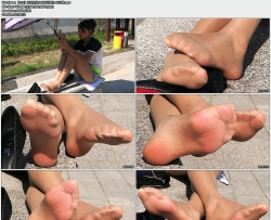 【193】肉丝黑高MM肉丝脚底-4K专辑