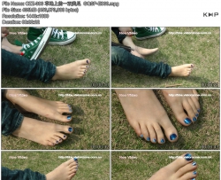 CZZ-386 草地上的一双美足  GQSP-E068