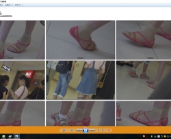 4K-俏皮可爱小女孩的凉鞋短肉丝