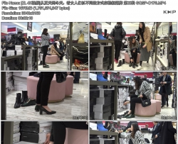 [ZL 4K视频]从夏天到冬天，看女人们以不同的方式在鞋柜露脚 第三辑