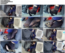 10车展后台丝袜系列挑鞋玩鞋1080P