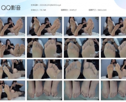 【南国足艺】姗姗和琪琪肉丝美脚诱惑，比脚秀脚！4K
