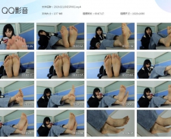 【南国足艺】甜美女生可爱的脚丫展示！