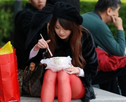 性感的红色丝袜模特[13P]
