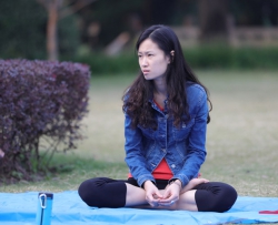 修长美女倾情演绎高难度瑜珈专场 第三套 35P