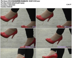 CZZ-058红色高跟鞋 休息的少妇  GQSP-C107