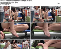 [4K视频]等地铁的时候顺手收了一个妹子等5部 第一部