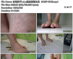 台湾妹子LaLa黑丝拖鞋玉足  GQSP-E192