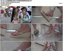 [4K视频]短裙MM看中了罗马款细带凉鞋等5部合集3