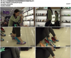 [4K视频]典雅少妇在多款凉鞋的对比中犹豫不决