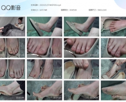 【南国足艺】慕丝沫沫平底鞋里的原味美脚，挑鞋玩鞋，原味美脚就是迷人！4K