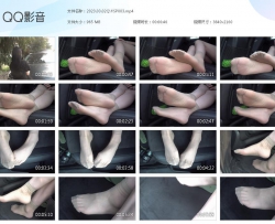 【南国足艺】小网红主播小戚薇车里秀肉丝美脚！4K