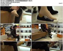 [4K视频]端庄少妇，冬日丝足试鞋的感觉就是不一样