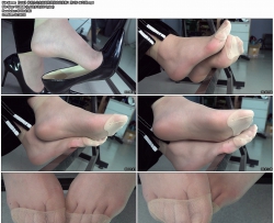 【205】希希办公室高跟鞋挑鞋肉丝美脚！第2部-4K专辑