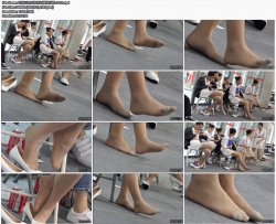 【1119】车展后台丝袜系列挑鞋玩鞋1080P