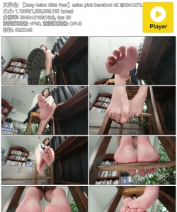 Sexy Asian Girls Feetasian pink barefoot 4K