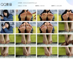 【南国足艺】琪琪美女性感美脚展示，各种扭动脚趾，视觉享受！