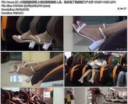 [ZL 4K视频]按摩椅上难以靠近的美人足，转身进了鞋店就门户大开
